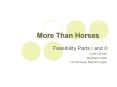 More Than Horses PowerPoint PPT Presentation