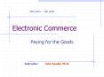Electronic Commerce PowerPoint PPT Presentation