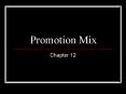 Promotion Mix PowerPoint PPT Presentation