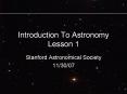 Introduction To Astronomy Lesson 1 PowerPoint PPT Presentation