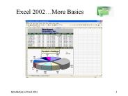 Introduction to Excel 2002