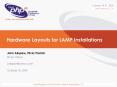 Hardware Layouts for LAMP Installations PowerPoint PPT Presentation
