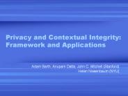 Privacy%20and%20Contextual%20Integrity:%20Framework%20and%20Applications