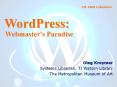WordPress: PowerPoint PPT Presentation