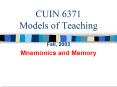 CUIN 6371 Models of Teaching PowerPoint PPT Presentation