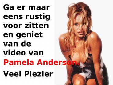 Video van Pamela Anderson