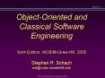 ObjectOriented and Classical Software Engineering Sixth Edition, WCBMcGrawHill, 2005 Stephen R. Scha PowerPoint PPT Presentation