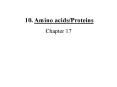 10. Amino acidsProteins PowerPoint PPT Presentation