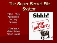 The Super Secret File System