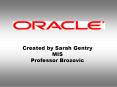 Oracle PowerPoint PPT Presentation