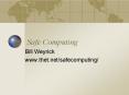 Safe Computing PowerPoint PPT Presentation