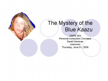 The Mystery of the Blue Kaazu