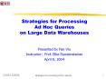Strategies for processing ad hoc queries PowerPoint PPT Presentation