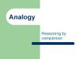 Analogy PowerPoint PPT Presentation