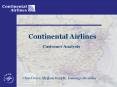 Continental Airlines PowerPoint PPT Presentation