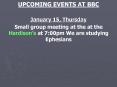 UPCOMING EVENTS AT BBC PowerPoint PPT Presentation