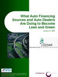 What Auto Financing Sources and Auto Dealers Are Doing to Become Lean and Green PowerPoint PPT Presentation