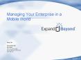 Managing Your Enterprise in a Mobile World PowerPoint PPT Presentation