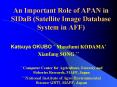 An Important Role of APAN in SIDaB Satellite Image Database System in AFF PowerPoint PPT Presentation