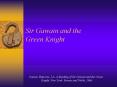 Sir Gawain and the Green Knight PowerPoint PPT Presentation