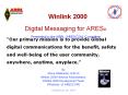 Winlink 2000 Digital Messaging for ARES Presented by the ARRL ARESCOM Committee PowerPoint PPT Presentation