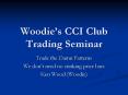 Woodies CCI Club Trading Seminar PowerPoint PPT Presentation