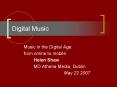 Digital Music PowerPoint PPT Presentation