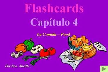 Flashcards Cap