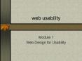 web usability PowerPoint PPT Presentation