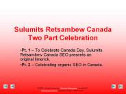 Sulumits Retsambew Canada Day Limerick