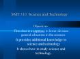 SMT 310: Science and Technology PowerPoint PPT Presentation