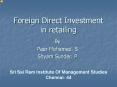 Foreign Direct Investment in retailing PowerPoint PPT Presentation