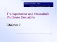Transportation and Household Purchase Decisions PowerPoint PPT Presentation