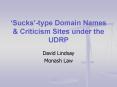 Suckstype Domain Names PowerPoint PPT Presentation
