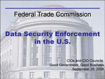 Data Security Enforcement in the U.S.