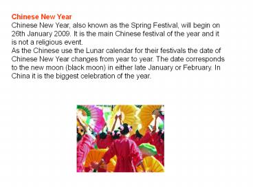 Chinese New Year