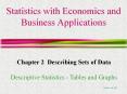Statistics with Economics and Business Applications PowerPoint PPT Presentation