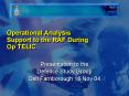 Operational Analysis Support to the RAF During Op TELIC PowerPoint PPT Presentation