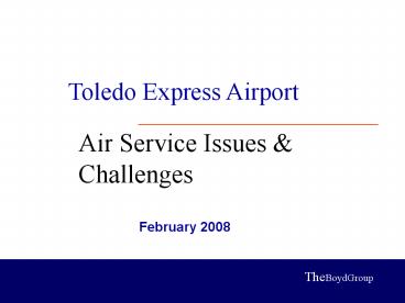 Toledo Express Airport