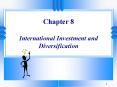 Chapter 8 International Investment and Diversification PowerPoint PPT Presentation