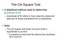 The Chi Square Test PowerPoint PPT Presentation