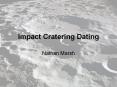 Impact Cratering Dating PowerPoint PPT Presentation