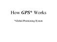 How GPS Works Global Positioning System PowerPoint PPT Presentation