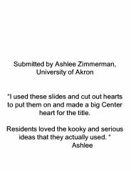 Submitted by Ashlee Zimmerman, University of Akron  