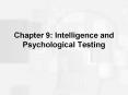 Intelligence tests: measure general mental ability .. PowerPoint PPT Presentation