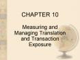 Measuring and Managing Translation and Transaction Exposure PowerPoint PPT Presentation