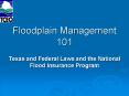 Floodplain Management 101 PowerPoint PPT Presentation