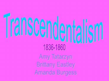 Transcendentalism