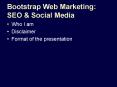Bootstrap Web Marketing: SEO PowerPoint PPT Presentation