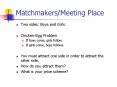 MatchmakersMeeting Place PowerPoint PPT Presentation